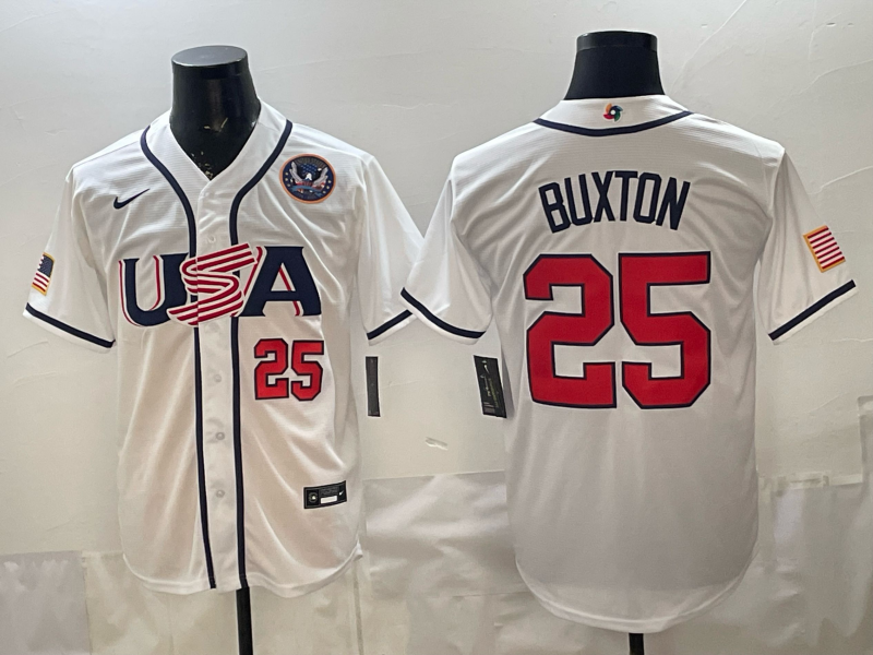 Men 2026 World cup white MLB Nike jersey 00102